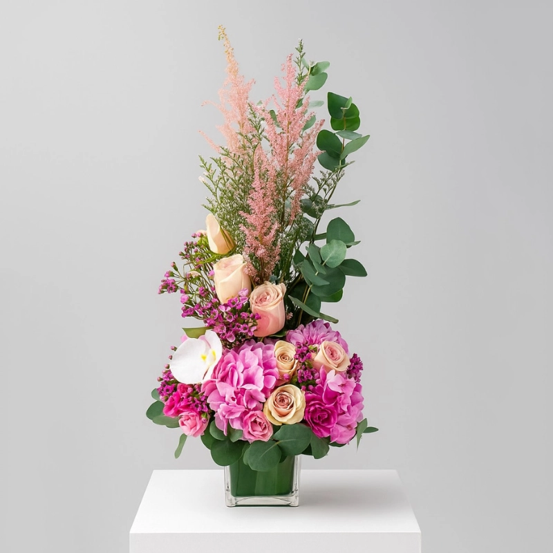 Pink Symphony Flower Arrangement
